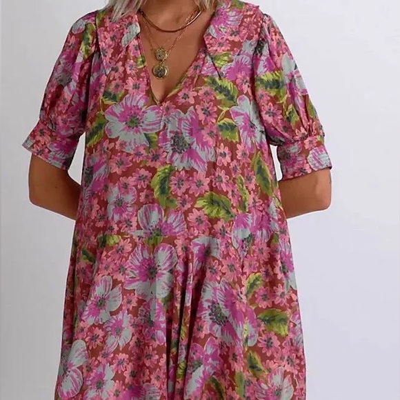 FREE PEOPLE ~ Moon Chaser Mini Dress ~ Size S - Picture 9 of 16